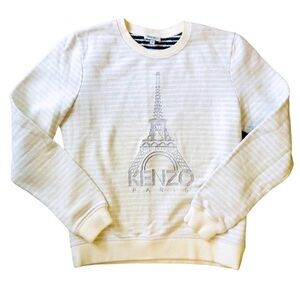 Kenzo Paris Sweatshirt | Cream + Light Grey